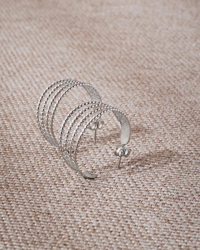 Melitini Earrings Silver