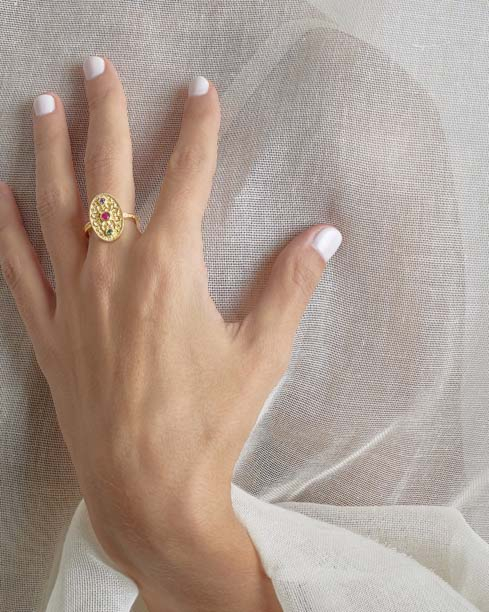 Milena Ring Silver Collection
